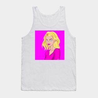 barbara the blonde empowered woman doll ecopop toy Tank Top